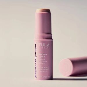 New in Box! TULA Skincare Cooling and Brightening Eye Balm Rose Glow 10g